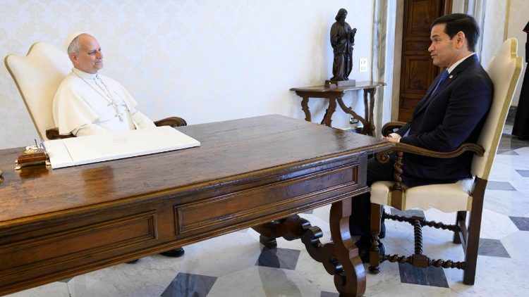 A audiência do Papa a Marco Rubio
